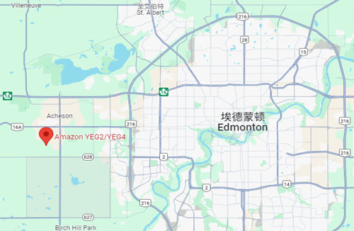 YEG2這個城市在埃德蒙頓的西邊，


