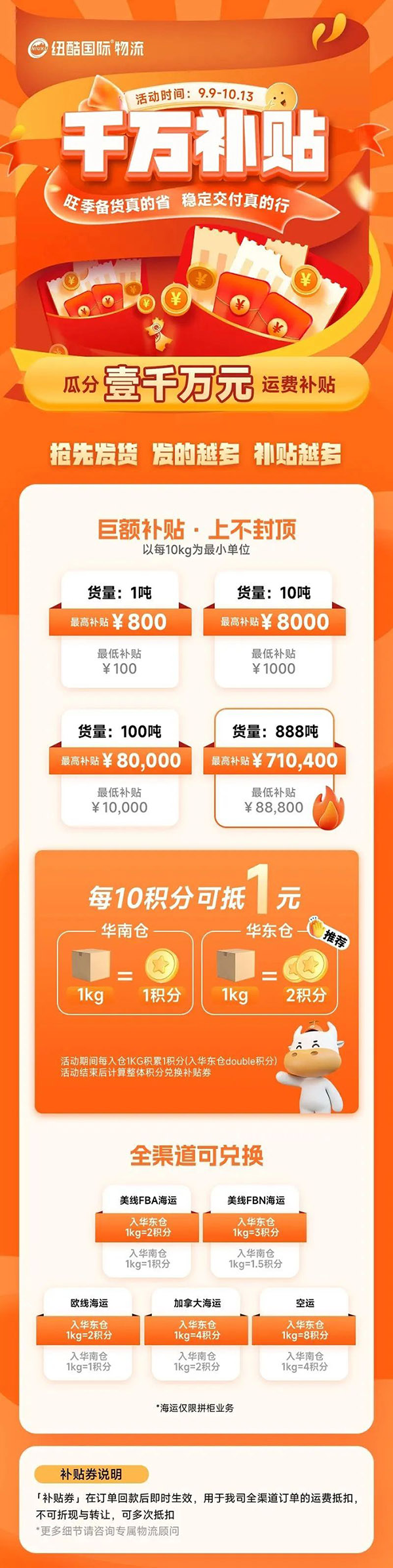亞馬遜fba貨代真的??！千萬級運(yùn)費(fèi)補(bǔ)貼，旺季備貨真的省，紐酷國際物流穩(wěn)定交付真的行！	